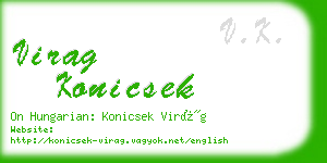 virag konicsek business card